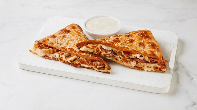 Chicken Bacon Alfredo Melt.