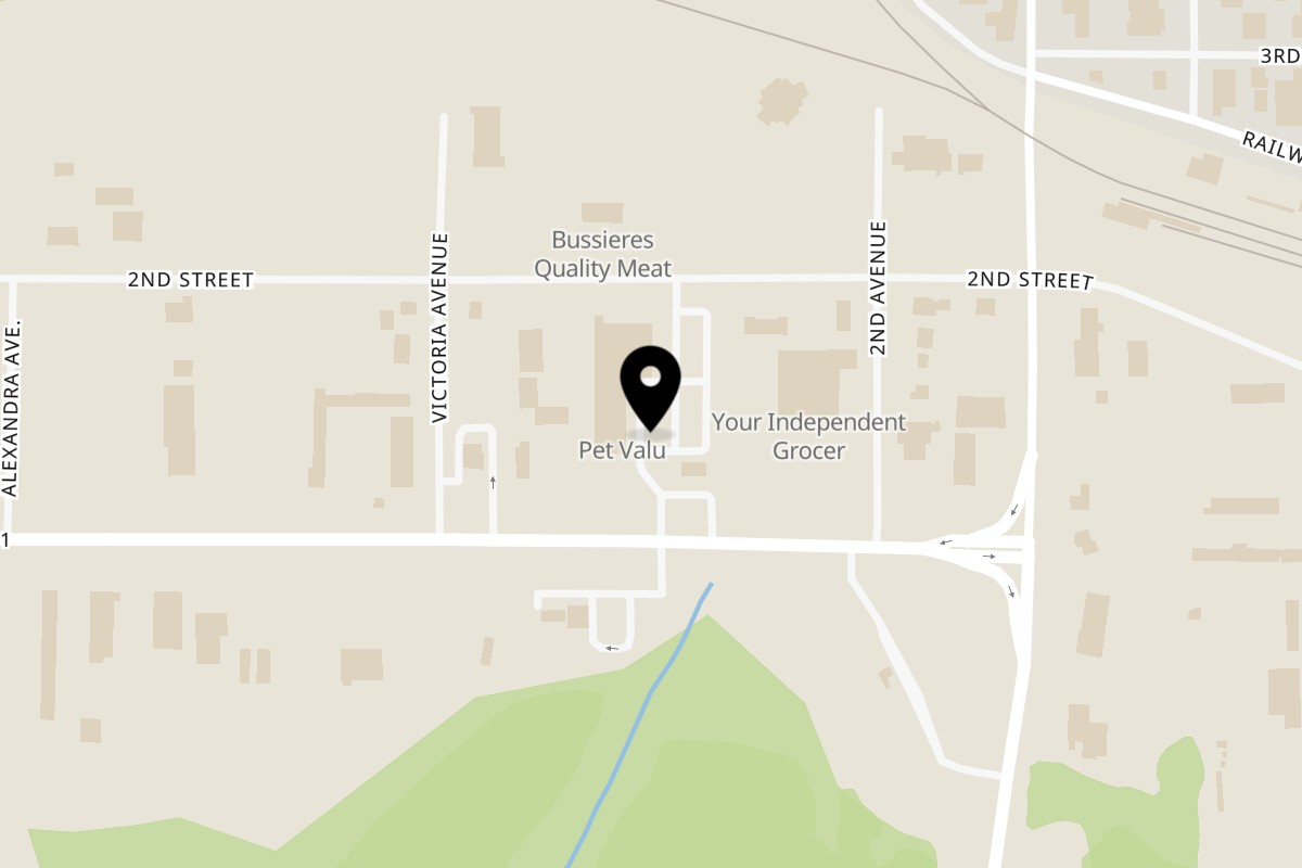 Map showing the location of Pizza Hut cochrane on 51 Ontario 11 in Cochrane